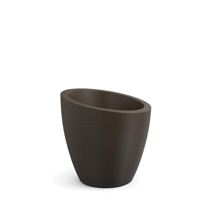 Mayne 8879-ES Modesto 20in Round Patio Planter, Espresso - color: Espresso, size: 20 Inch