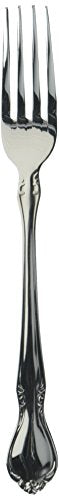 Winco 8" Chantelle Stainless Steel Table Forks (Set of 12)