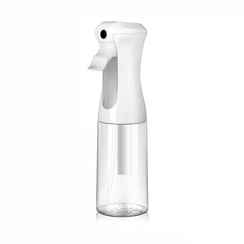 VIGOR PATH Continuous Mist Clear Spray Bottle 200ml Fine Mist for Hair - color: Clear - 6.7oz