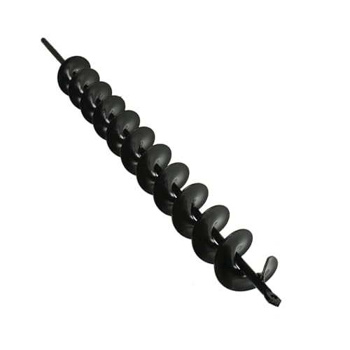 2 x 24 Inch Auger Drill Bit for Planting Plant Bulb, 2 Inch Diameter, Fits 3/8 Inch Hex Drive Drill