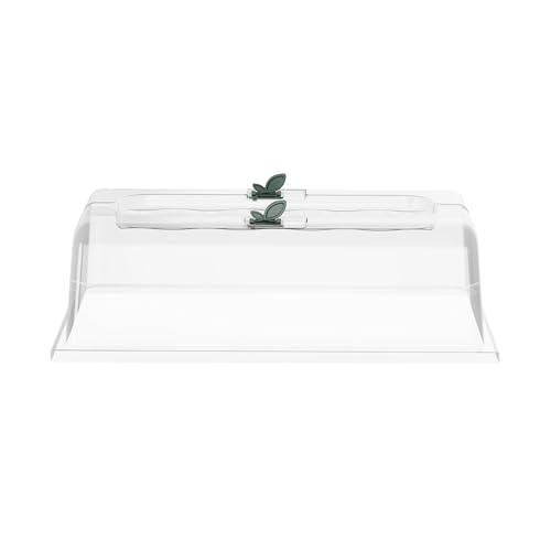 Vego garden Seedling Dome Cover 10" x 20" Food-Grade PET Plastic with Drip Irrigation & Vented Airflow for Seeds Growing Starting 8 Packs - size: 10" x 20", style: 8 Pack