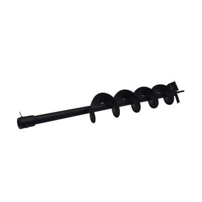 4-in Earth Auger Drill Bit, Garden Plant Flower Auger Rapid Planter Compatible Gas Powered Post Fence Hole Digger with 3/4 Shaft - size: 4 Earth Auger Drill Bit
