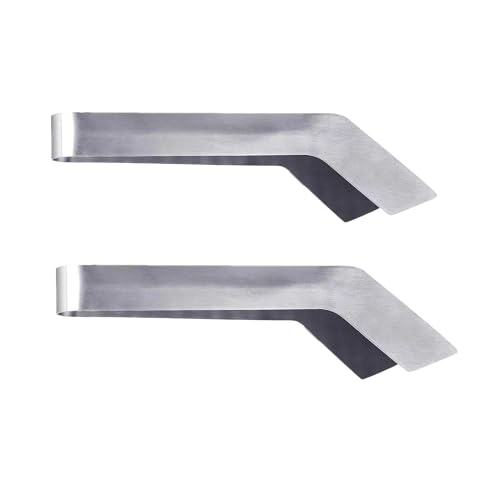 2 Pcs Seedling Transplanting Tongs, 6.7/8.7 inch Stainless Steel Gardening Remove Seedling Starters, Seedling Remove Pliers for Reducing Root Damage