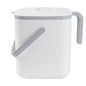 Blue Ginkgo Kitchen Compost Bin, 5L Countertop Compost Bin, White - color: White, size: 1.32 gal / 5 L