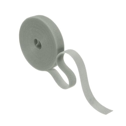 HARFINGTON Garden Plant Tape 16.4ft 19/32" Reusable Garden Plant Ties Strap Nylon Plant Twist Tie for Plant Gardening Home Office, Gray - color: Gray, size: 16.4ft x 19/32"