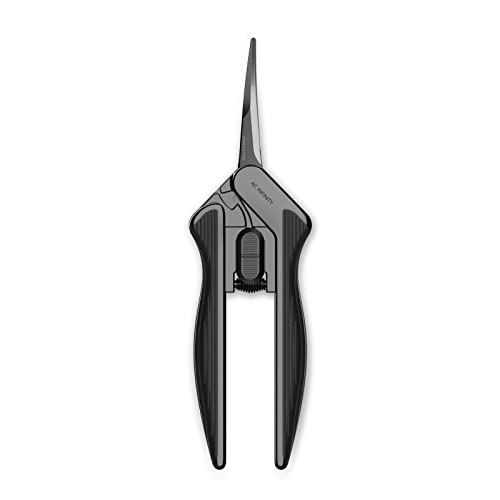 AC Infinity Ergonomic Pruning Shear 6.6”, Stainless Steel Curved Blades - style: Curved Blades