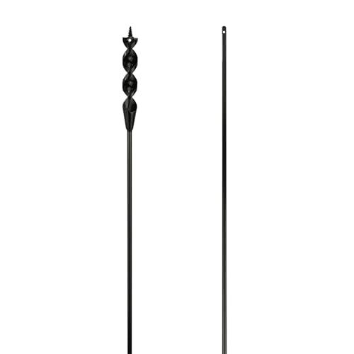 Greycore Tools 9/16 Inch x 54 Inch Flexible Drill Bit for Wire Pulling and Fishing, Auger Head Installer Drill Bit, Fish Bit for Pulling Wires in Walls (9/16" x 54" Installer) - size: 9/16" x 54", style: 54" Length