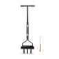 DOTCOM Lawn Aerator Coring Garden Tool with Soil Core Storage Tray