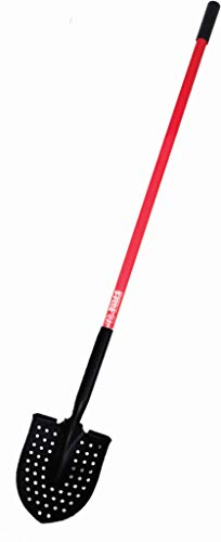 Bully Tools 14-Gauge Mud Shovel, Steel Body, 58" Fiberglass Handle