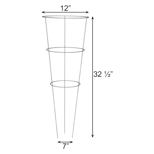 BestNest Panacea 89723 Round Tomato & Pepper Towers, Galvanized, Pack of 20