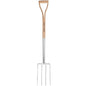 Garden Digging Fork, 37.4" Stainless Steel Garden Pitchfork