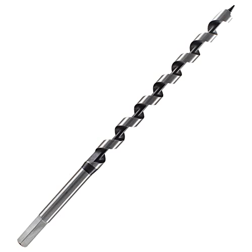 Muretnze 9/16 Inch x 12 Inch Long Auger Drill Bit for Wood - size: 9/16 Inch Diameter x 12 Inch Length