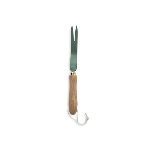 Barebones Dandelion Weeding Fork - Gardening Hand Tools - Japanese Hand Weeder, Weed Puller, and Weed Remover Tool (Ash/Mint) - color: Ash/Mint, size: Dandelion Weeding Fork
