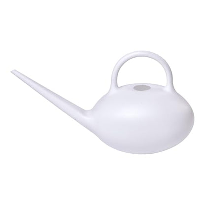 ZXJ Small Plastic Watering Can - 1/4 Gallon - for Home Plant Garden - White - color: White