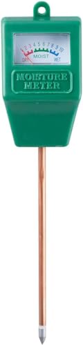 Simply Conserve AM Conservation Group Green Indoor & Outdoor Soil Moisture Meter - Moisture Meter for Plants with Easy-to-Read Dial in Green - color: Green
