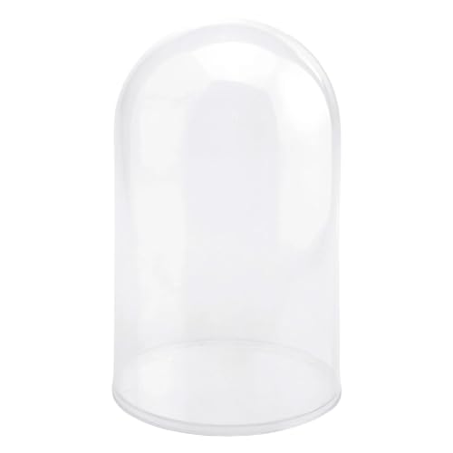 Firefly Imports Plastic Dome Display Case with Clear Base, 7-1/2-inch, Large, 2-Count