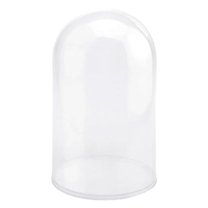Firefly Imports Plastic Dome Display Case with Clear Base, 7-1/2-inch, Large, 2-Count