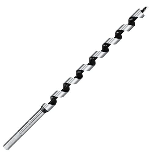 9/16 Inch x 12 Inch Long Ship Auger Drill Bit Set for Wood - size: 9/16"x12"