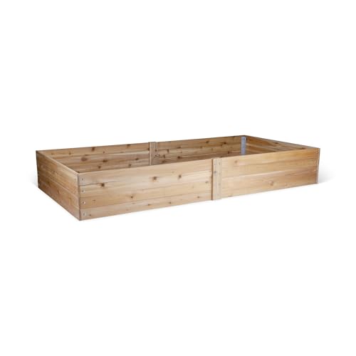 Infinite Cedar Select Cedar Raised Garden Bed (4' x 8' 14" H) - size: 4' x 8' x 14" H