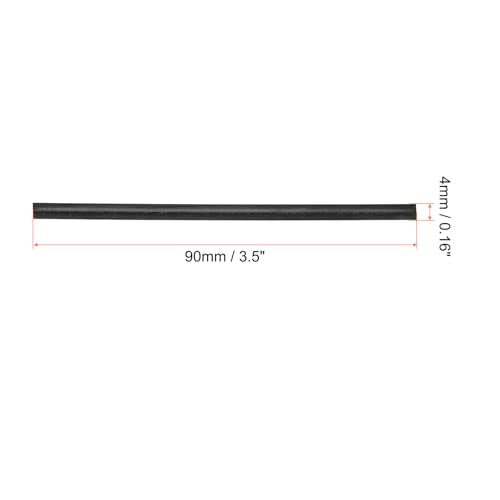 HARFINGTON 1000pcs Bag Twist Ties 3.5" Reusable Kraft Paper Twist Ties Wire Cable Ties for Party Bread Candy Cake, Black - color: Black, size: 3.5"