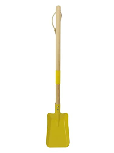 Small Garden Shovel-Kid's Size Wooden Handle Metal Head Shovel (Yellow) - color: Yellow
