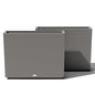 Veradek Block Series Span Planter - Tall Rectangular Outdoor Planter - color: Gray, size: Medium - 2 Pack
