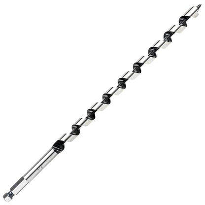 1/2 Inch x 12 Inch Auger Drill Bit for Wood,1/2 Inch Hex Shank - size: 1/2" x 12"