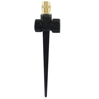 4 Pcs Metal Lawn Sprinklers, 360° Coverage Water, Black - color: Black,4pcs