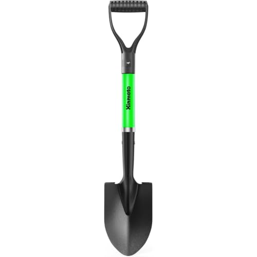 Kids Beach Shovel 28 Inch Mini Small Fiberglass Handle Garden Digging Green