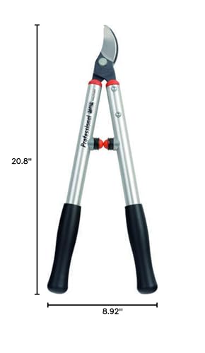 Bahco BAHP114SL50 Super-Light Bypass Lopper, 19-3/4" Length, 1-1/4" Cut - size: 19.75"