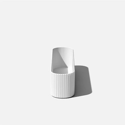 Veradek Demi Series Window Box Planter - Round Outdoor Planter - color: White, size: 36 inch - 2 Pack
