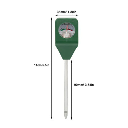 Zerodis Soil PH Meter, Battery-Free Plug and Play Soil PH Sensor with Highly Sensitive Probe for Garden Lawn Farm Plants Care