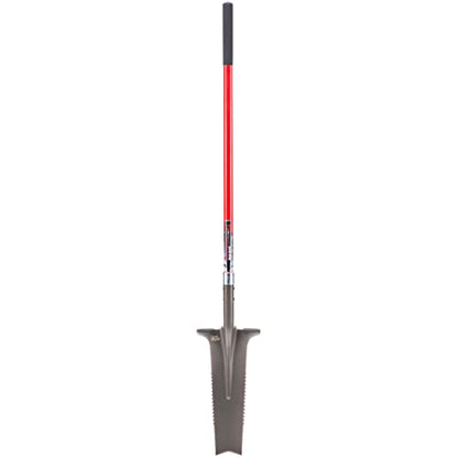 Root Slayer 22911 XL Drain Spade for Trenching & Landscaping, Red - style: Drain Spade XL