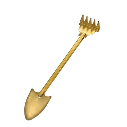 Bits and Pieces Mini Garden Tools, Solid Brass - Gardener Gifts