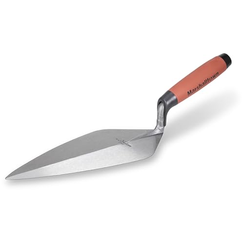 MARSHALLTOWN London Brick Trowel, 11 x 4 7/8 Inch, Assembled in the USA - size: 11 X 4-7/8 Inch