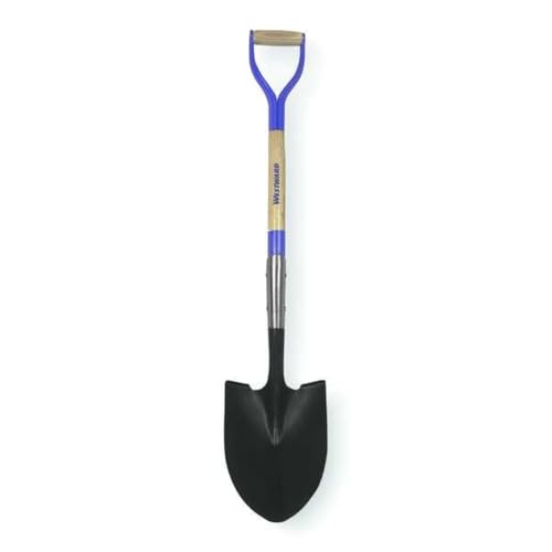 Round Point Shovel, 30 in. Handle, 14 ga.