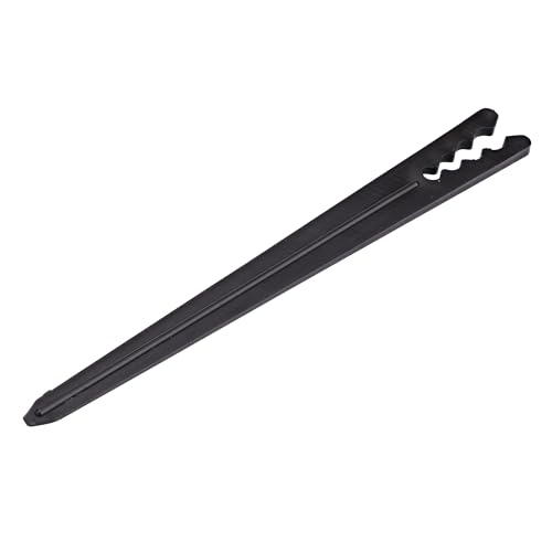 Raindrip 381025B 1/8-Inch - 1/4-Inch Heavy-Duty Tubing Support Stake for Drip Irrigation Supply Tubing and Drip Systems, 6-Inch Long, Plastic, 25-Pack, Black