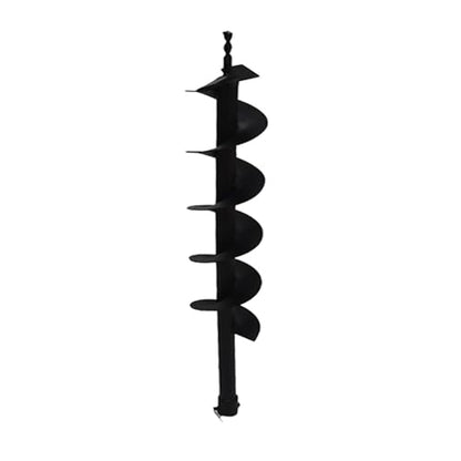 4-in Earth Auger Drill Bit, Garden Plant Flower Auger Rapid Planter Compatible Gas Powered Post Fence Hole Digger with 3/4 Shaft - size: 4 Earth Auger Drill Bit
