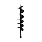 4-in Earth Auger Drill Bit, Garden Plant Flower Auger Rapid Planter Compatible Gas Powered Post Fence Hole Digger with 3/4 Shaft - size: 4 Earth Auger Drill Bit