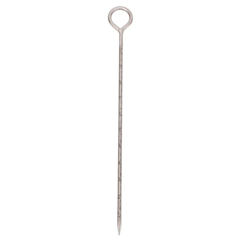 Bewinner 14 Inch Soil Meter Sampler Probe - Stainless Steel Garden Tool, Easy Soil Testing,Soil Probe for Plants, Farms, Indoor Outdoor (Circular Handle) - size: Circular handle