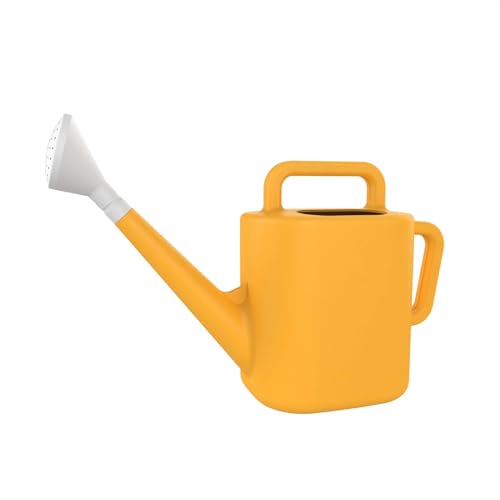 2 Gal. Resin Watering Can, Green Lily, Daisy Yellow, Teal Thunder(Daisy Yellow)