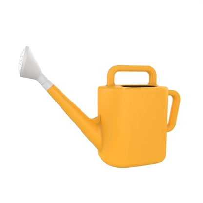 2 Gal. Resin Watering Can, Green Lily, Daisy Yellow, Teal Thunder(Daisy Yellow)
