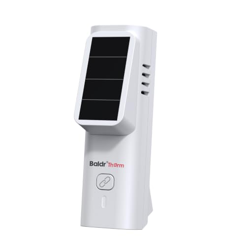 BaldrTherm Solar Bluetooth Thermometer & Humidity Sensor-1Pack - color: White 1 Sensor