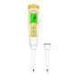 YINMIK Digital pH Meter with Extra Replaceable pH Probe Food pH Checker - color: White