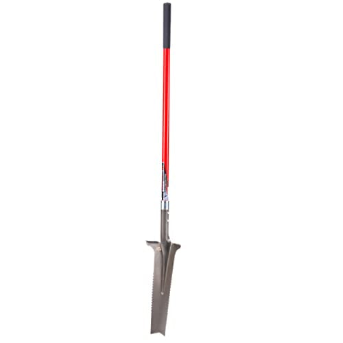 Root Slayer 22911 XL Drain Spade for Trenching & Landscaping, Red - style: Drain Spade XL