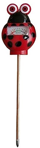 Simply Conserve AM Conservation Group Red Ladybug Indoor & Outdoor Soil Moisture Meter - Ladybug Themed Moisture Meter for Plants with Easy-to-Read Dial - color: Red Ladybug