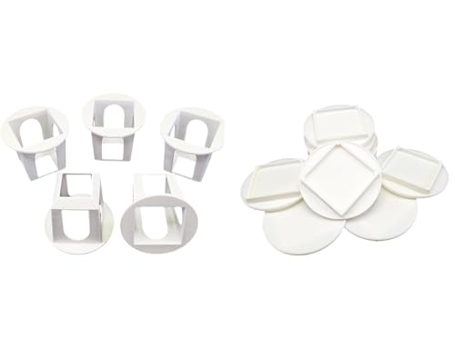 Grow Cubes for Hydroponic System/Compatible with Gardyn (10 Grow Cubes / 10 White caps) - style: 10 Grow Cubes / 10 White caps