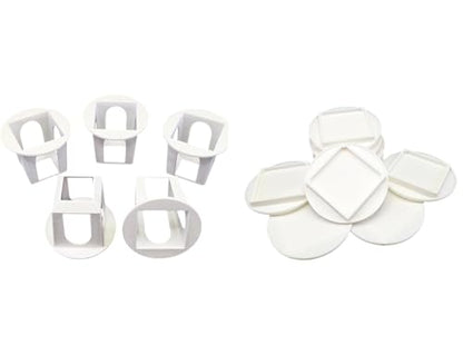Grow Cubes for Hydroponic System/Compatible with Gardyn (10 Grow Cubes / 10 White caps) - style: 10 Grow Cubes / 10 White caps