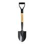 KOLEIYA Small Short Handle Shovel - 28 Inches Overall Length - Kids Metal Sand Shovel for Digging and Gardening - Metal + Wooden - color: Wood