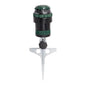 Orbit H2O-Six Gear-Drive Sprinkler on Metal T-Spike - Customizable Lawn Watering Coverage - Multi-Pattern Rotating Head with Adjustable Spray Range - Durable Outdoor Yard Irrigation Sprinkler - 58573